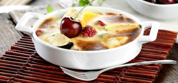Cerezas al Sabayón de Champagne