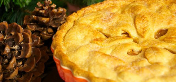 Pastel de manzanas caramelizadas