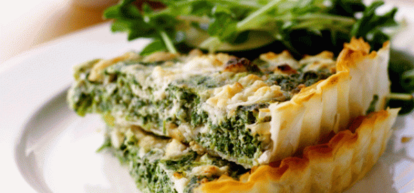 Tarta de Espinacas y Atún