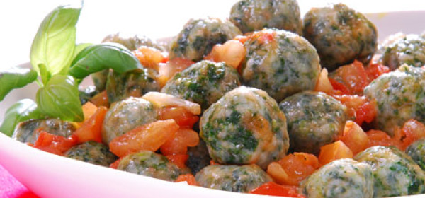 Malfattis de ricota y espinacas