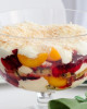 TRIFLE DE CEREZAS Y DURAZNOS AL OPORTO